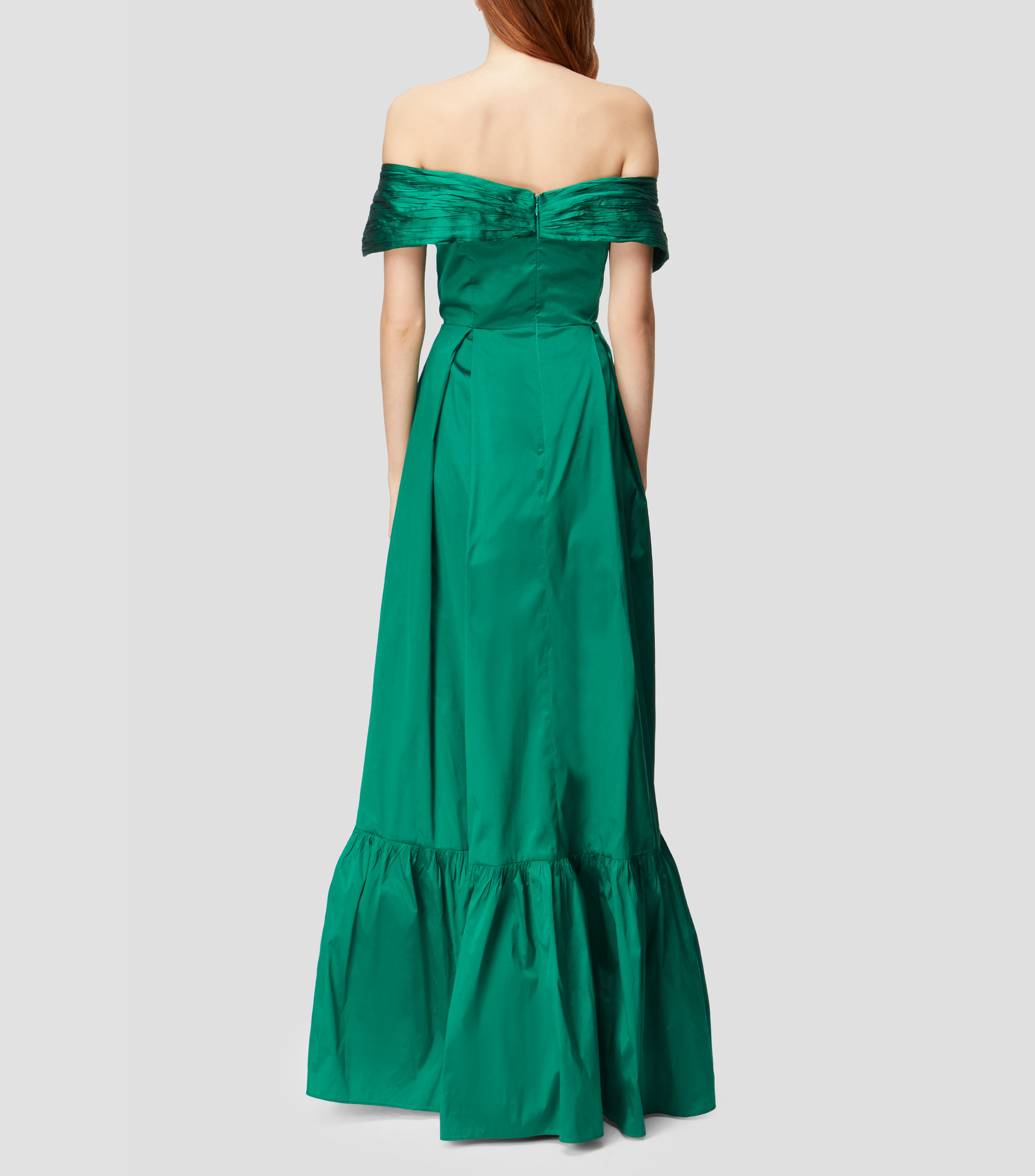 Vestido de fiesta largo liso Mujer